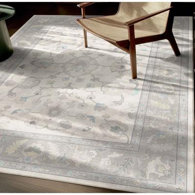 Well Woven Ushak Konya Updated Traditional Pastel Flat-Weave Area Rug