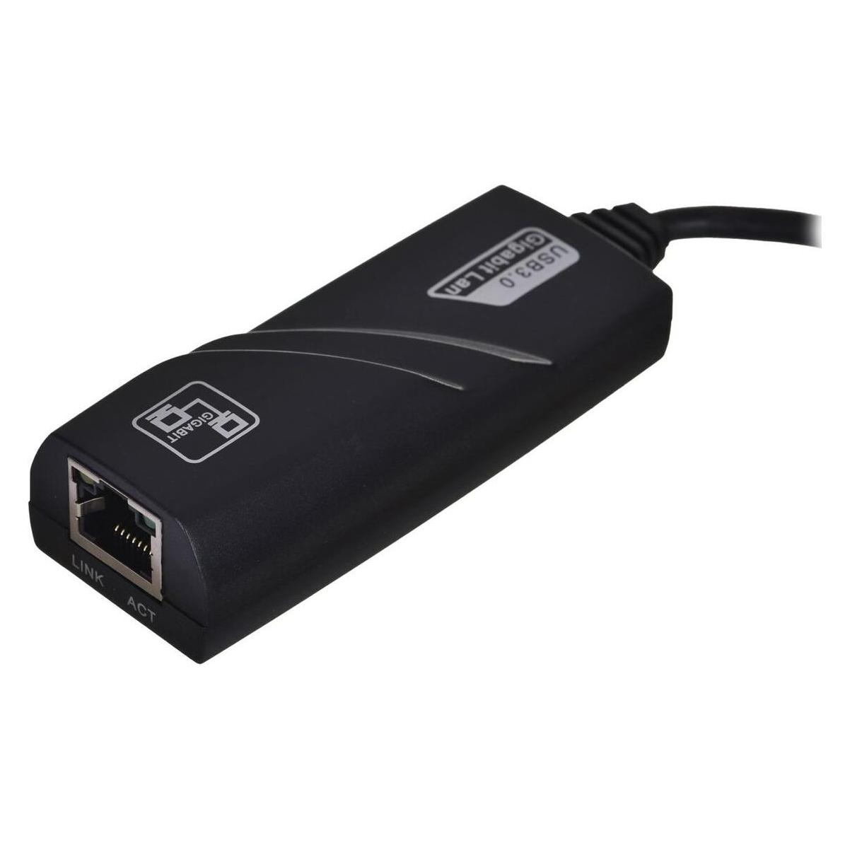 Akyga AK-AD-31 - USB type A - RJ45 - 0,15 m - Schwarz (USB, USB 2.0) (AK-AD-31)