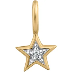 Orolino Anhänger Gold 585 Stern-Motiv mit Brillant 0,005ct.