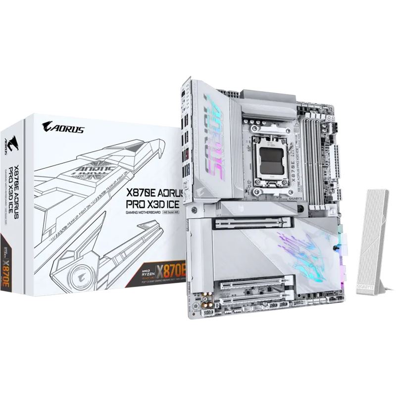 Gigabyte AORUS Pro X3D ICE AMD X870E So.AM5 DDR5 ATX Retail