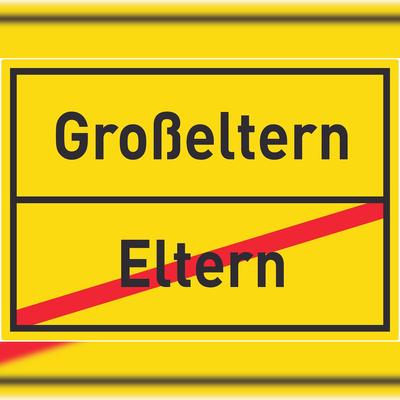 HB-Druck Großeltern Eltern Aufkleber Ortsaufkleber A7 (74x105mm)