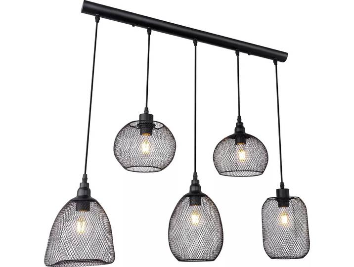 mutoni - Hängeleuchte Anya Metall 5xE27, One Size, Schwarz