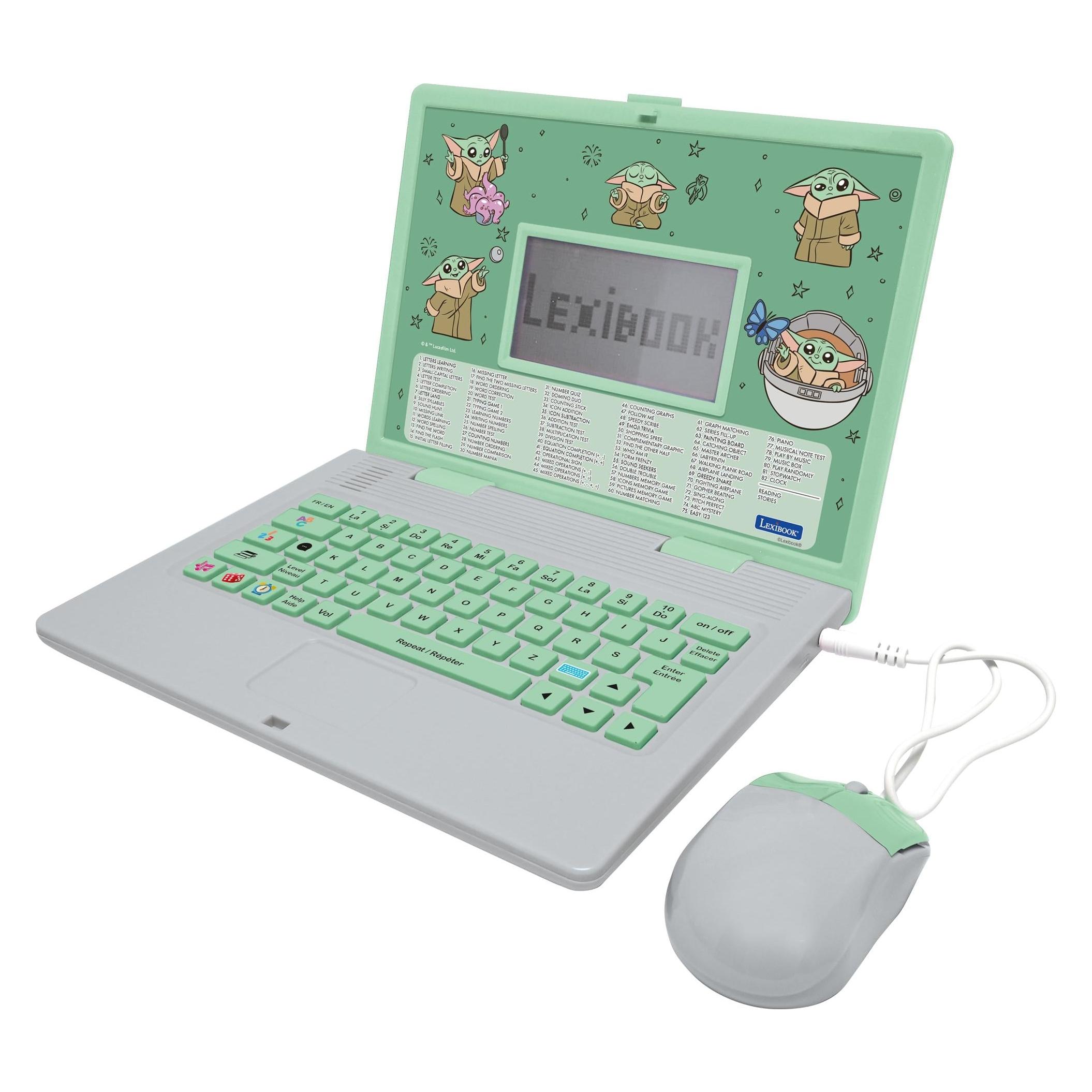 Lexibook - Bilingual Educational Laptop with 164 activities (EN/FR) (JC601SWi1) (Englisch, Französisch) (3380743120324)