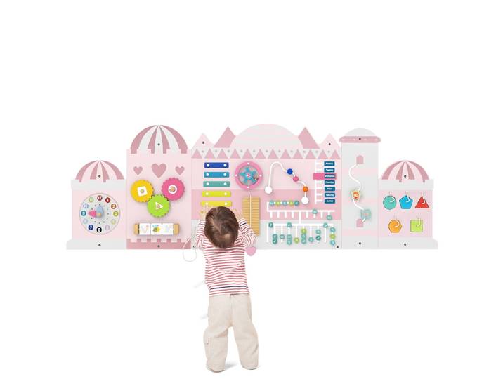 11-in-1 Montessori Houten Activiteitenwand Voor Peuters