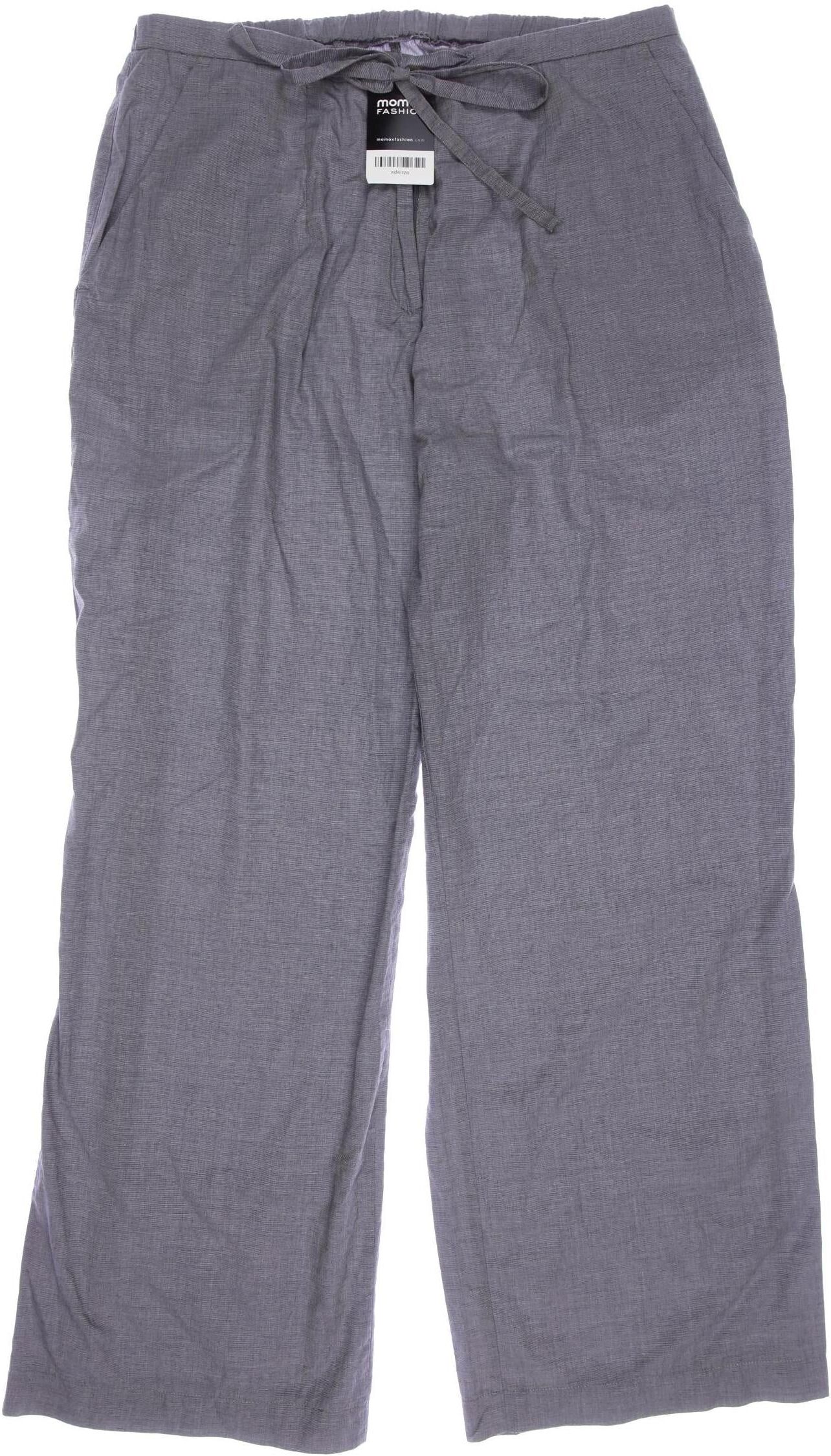 Ulla Popken Damen Stoffhose, Grau, Gr. W32, Baumwolle - Second Hand