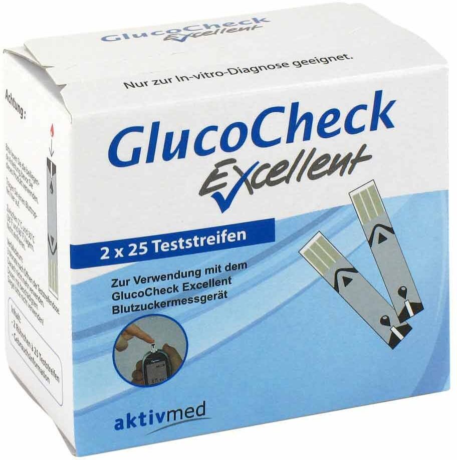 GlucoCheck Gluco Check Excellent Teststreifen