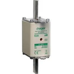Hager NH-Sicherung NH1 690V aM 63A K-Melder