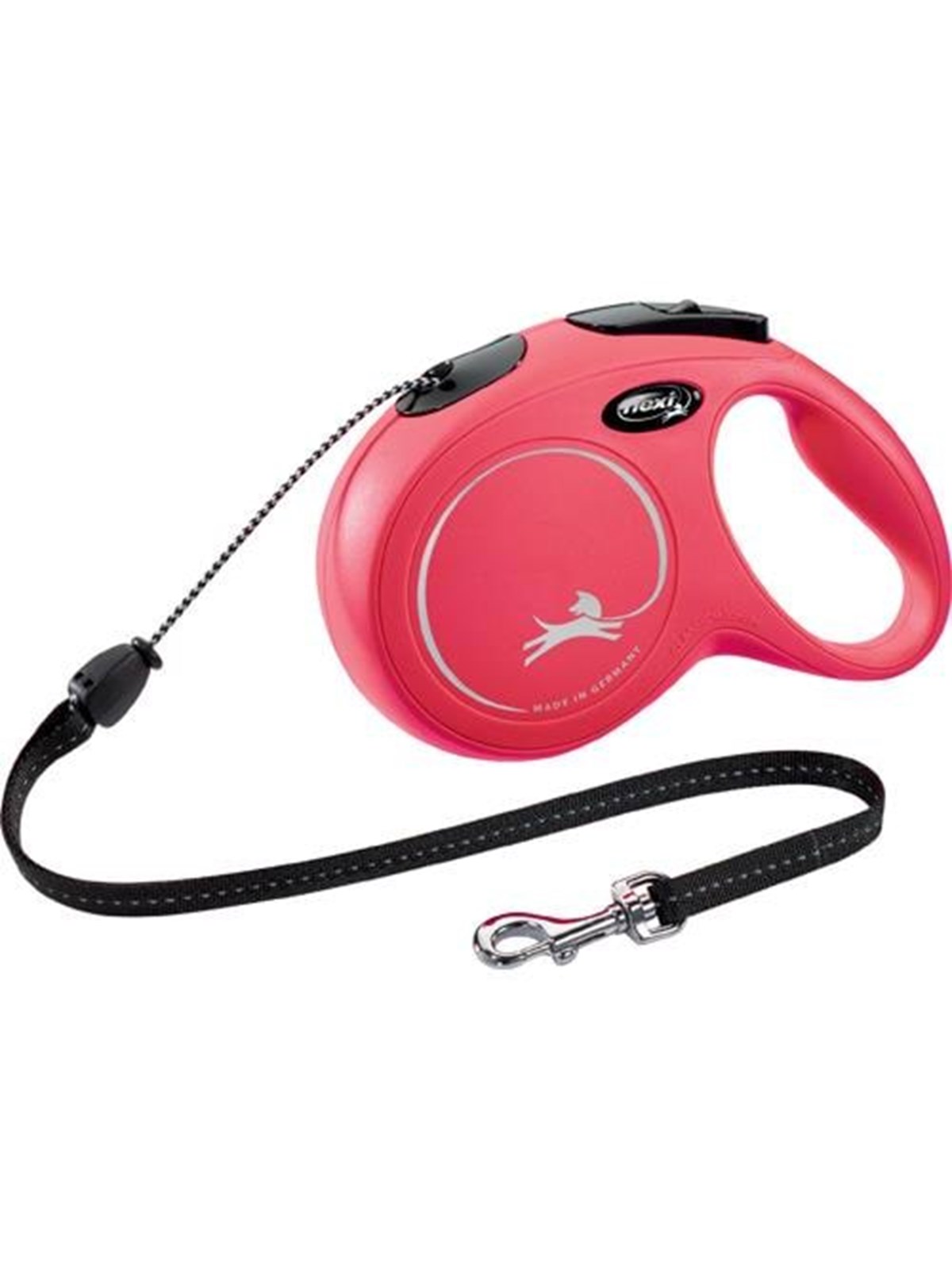 Flexi New Classic Hund Rollleine 8 m, Pink, Max 20kg.