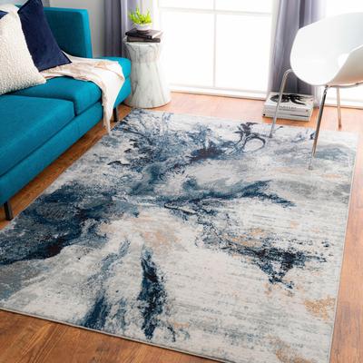 Livabliss Dahlia Abstract Marble Area Rug