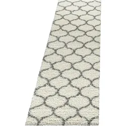 Hochflorteppich RONDA, im Skandi-Stil, Creme, 80 x 250 cm