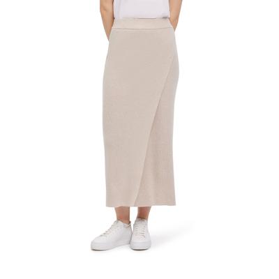 Minirock FALKE "FALKE Rock", Damen, Gr. L, beige (linen meliert (4541)), Hosen Minirock