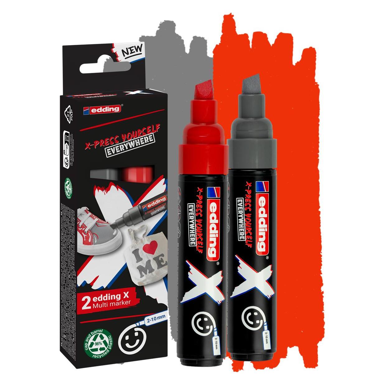 Edding 6900 X Multimarker 2er-Set (2x) (4-6900-2-2)