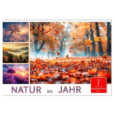 Natur im Jahr (Wandkalender 2027 DIN A3 quer), CALVENDO Monatskalender