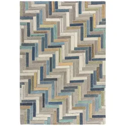 Stilvoller `Esk Finn` Teppich mit Rutschfestem Rücken. 160x230 cm | Kadima Design