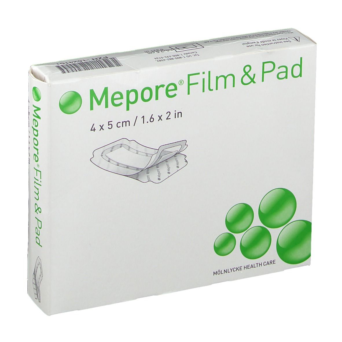 Mepore Film&Pad 4x5Cm 5 St Film