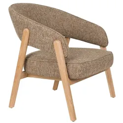 Zuiver Sessel Bright Stoff Braun