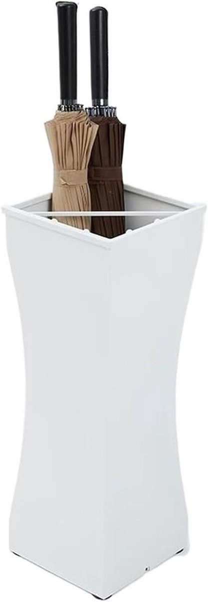Moderne witte parapluhouder voor in de entree
