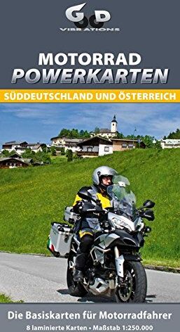 Klaus Hinterschuster - Motorrad Powerkarten Süddeutschland und Österreich: Wasserfeste Landkarten für Motorradfahrer - Preis vom 15.10.2026 23:06:25 h