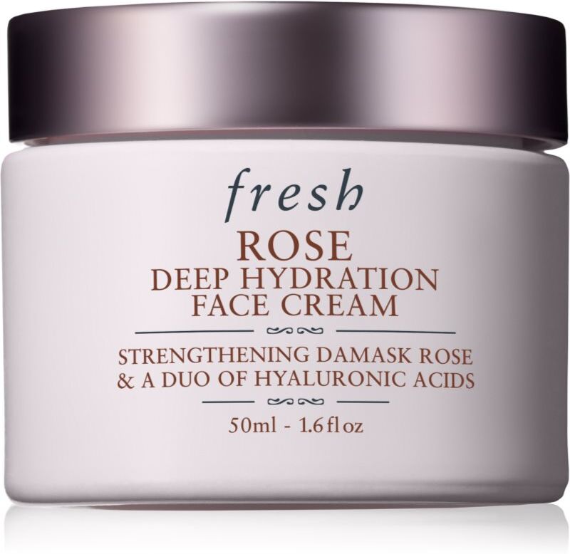 fresh Rose Deep Hydration Face Cream moisturising face cream with hyaluronic acid 50 ml
