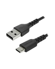 StarTech.com Cable Black USB 2.0 to C 2m 6.6 A C High Quality Data Transfer & Charge Male Aramid Fiber RUSB2AC2MB (RUSB2AC2MB)