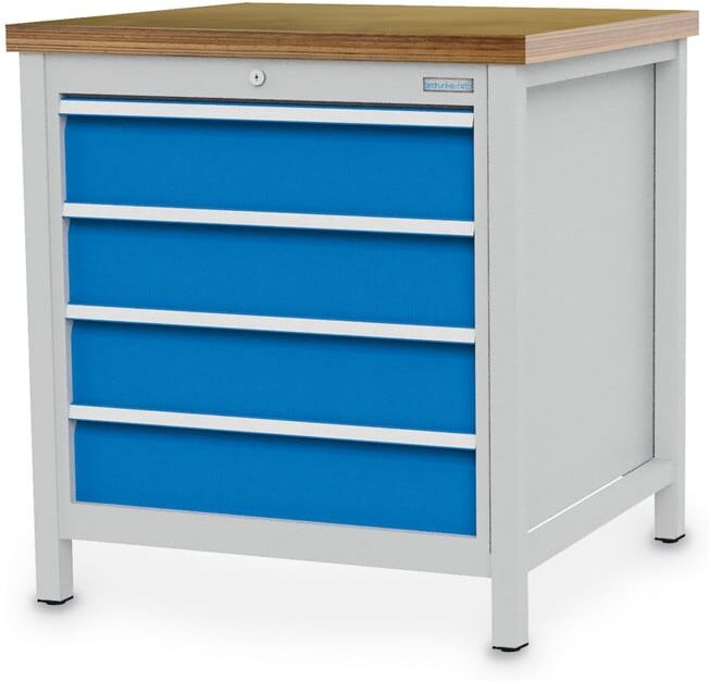 Bedrunka+Hirth Établi coffre R 24-24 avec 4 tiroirs L×P×H 810x750x959 mm (03.075.04V9A)