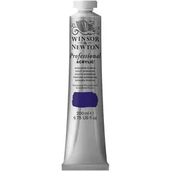 Winsor & Newton, Künstlerfarbe + Bastelfarbe, Proff. acrylic 200ml dioxazine purple 229 (200 ml)