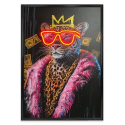 Bild PIMPIN LEO (BHT 70x100x3,50 cm) - bunt - BHT 70x100x3,50 cm