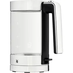 WMF Wasserkocher Glas 1,7l SCHOTT Glas 360° Gerätesockel Lono 3000W bpa-frei, Wasserkocher, Transparent, Silber