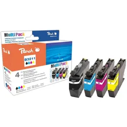 Peach PI500-273 Druckerpatrone 4 Stück(e) Kompatibel Schwarz, Cyan, Magenta, Gelb
