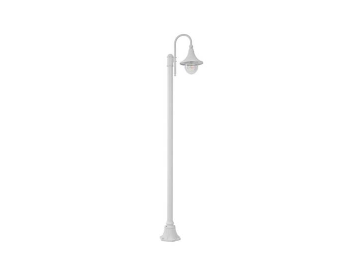 Lampadaire extérieur en aluminium blanc
