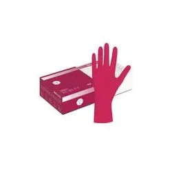 Nitril Handschuhe Rot | Einmalhandschuhe puderfrei | 100 Stück L