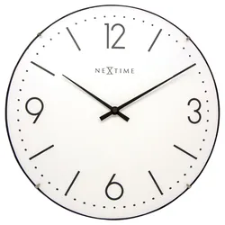 Nextime Wanduhr Basic Dome 3157WI