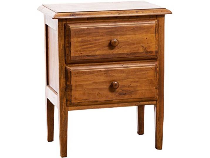 Biscottini nachttisch Holz 65x55x35 cm Made in Italy Beistelltisch Holz Nachttisch Vintage Nachttisch Retro Landhaus