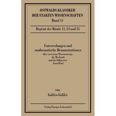 Unterredungen und mathematische Demonstrationen (Galilei), Taschenbuch von Galileo Galilei, Europa-Lehrmittel, 978-3-8085-5722-8