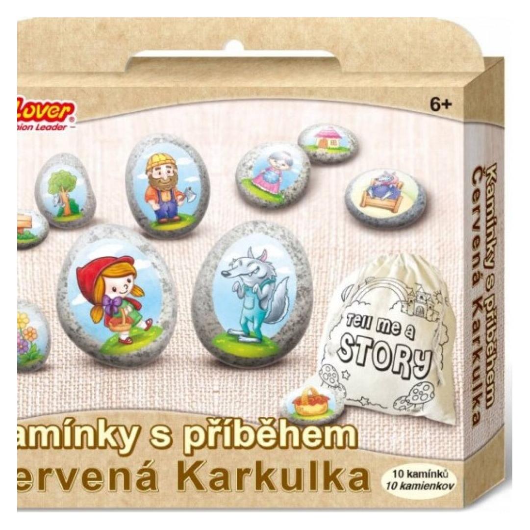 Universal Textiles ARTLOVER Kamínky s pÅíbÄ>hem - ÄOEervená Karkulka (RST-LB004)