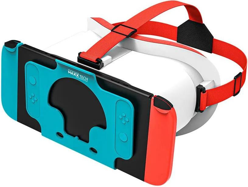 Maxx Tech Nintendo Switch VR-headset, rood, één maat