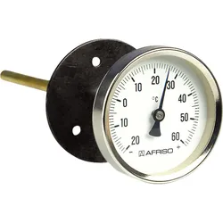 Luftkanalthermometer Stahlblech verzinkt 100DN Schaftlänge 150mm, -20/+60°C