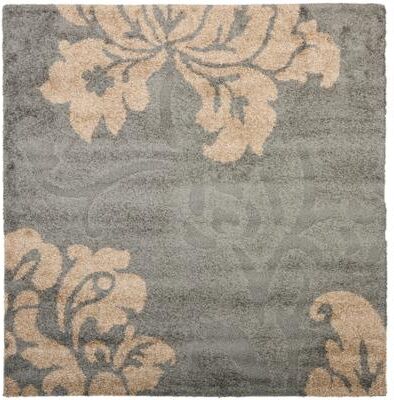 SAFAVIEH Florida Shag Hilde Floral 1.2-inch Thick Rug