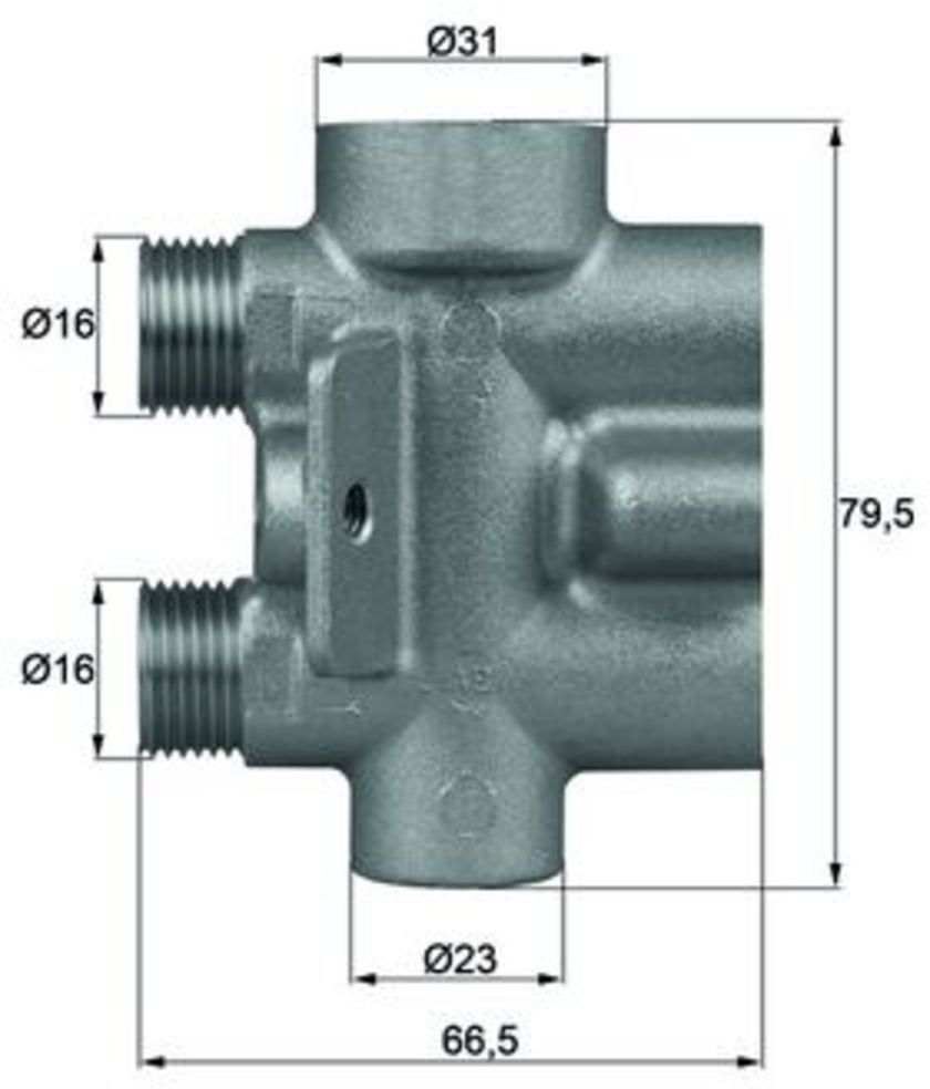 Thermostat, Ölkühlung MAHLE TO 9 75