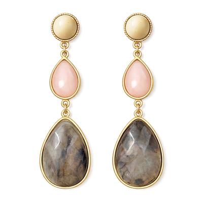 Paar Ohrclips "Svea", Damen, Gr. Kunststoff, rosa, COLLEZIONE ALESSANDRO, Ohrringe