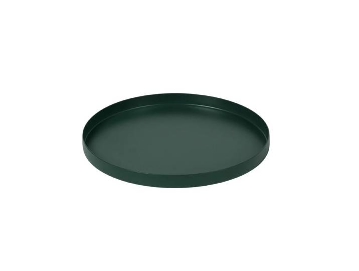 Broste Copenhagen - Donna Dekoteller, Ø 22 cm, forest green