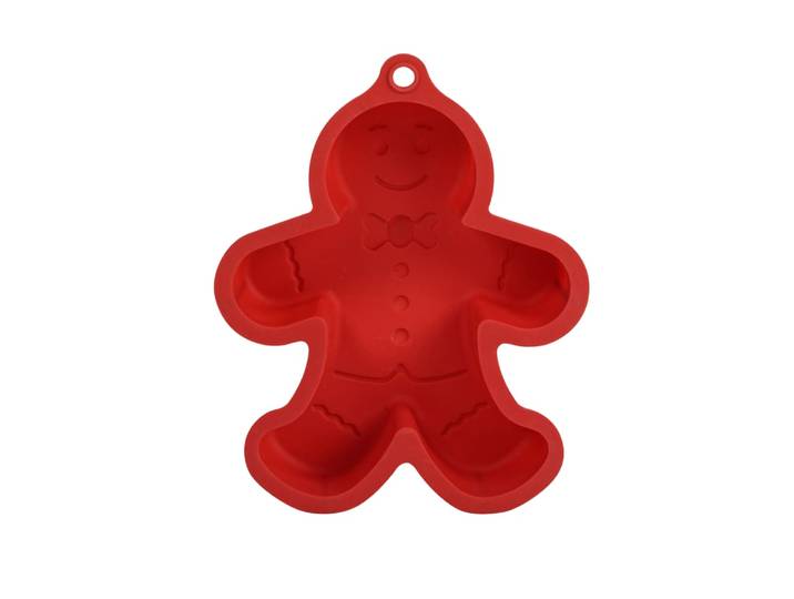 Lebkuchen Silikonform, rot