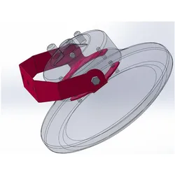 Synergy 21, Beleuchtung Zubehör, LED Spot Pendelleuchte UFO zub. Wandhalterung für UFO size S Bügel kurz