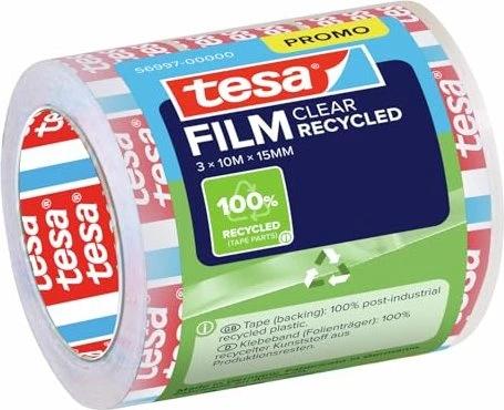 tesa Film Eco & Clear SPARPACK, transparent, 15 mm x 10 m