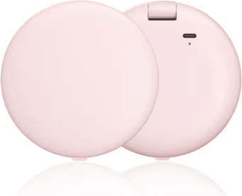 Inspire Essentials Smart UV Sunscreen Makeup Mirror With LED Light And Sunscreen Detection pink