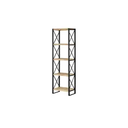 Regal  Queens , holzfarben , Maße (cm): B: 60 H: 190 T: 35.0