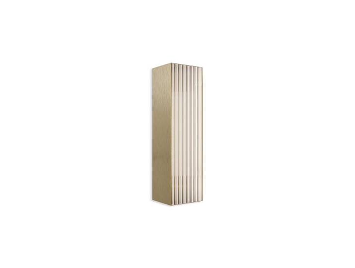 CONTARDI lampe murale applique STICK SMALL (Champagne - Métal et verre rayé)