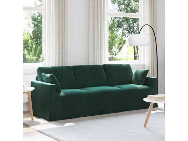 KGHERMDF Modulares Sofa Dunkelgrün 228x78x80 cm Samt mit Metallrahmen Samtbezug, Metallrahmen, Holzarmlehnen, Plastikfüße, modular, zweigeteilt, ergonomisch, pflegeleicht, Wohnzimmer,