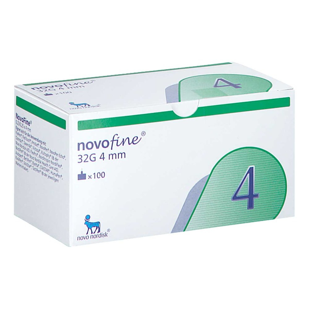 Novo Nordisk Pharma GmbH Novofine 4 Mm Kanülen 0,23x0,25 Mm 32 G 18185856