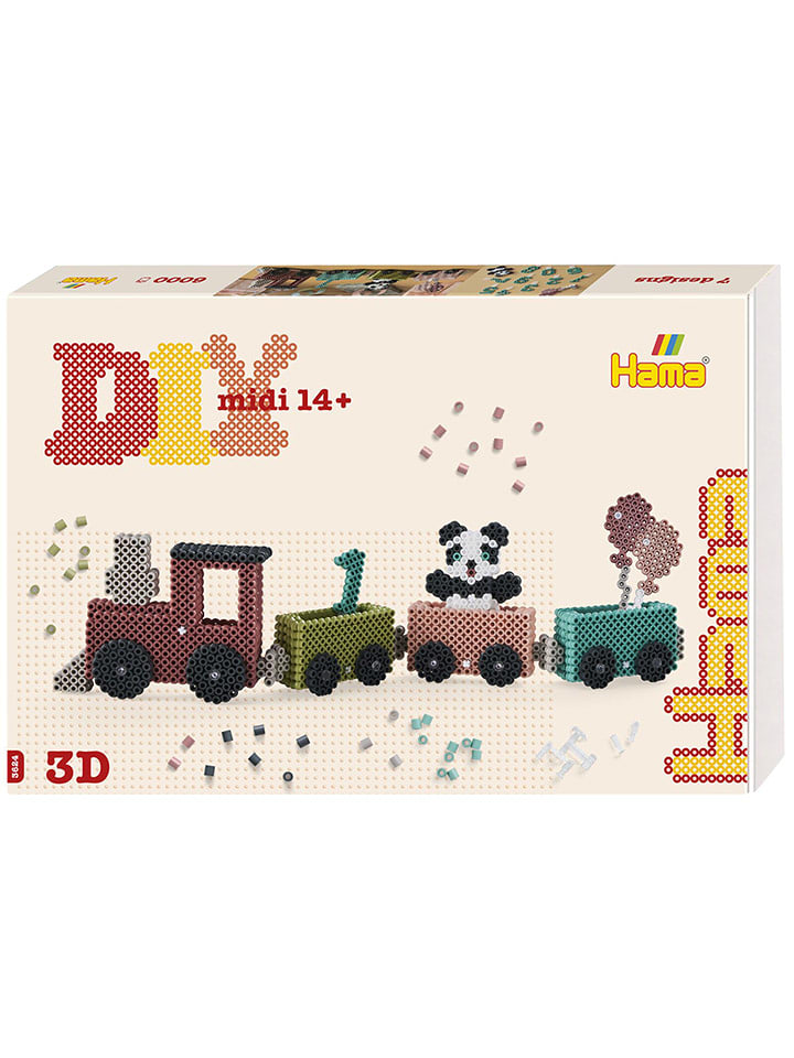 Hama Bügelperlen-Kreativset "Geburtstagszug 3-D" - ab 14 Jahren - onesize